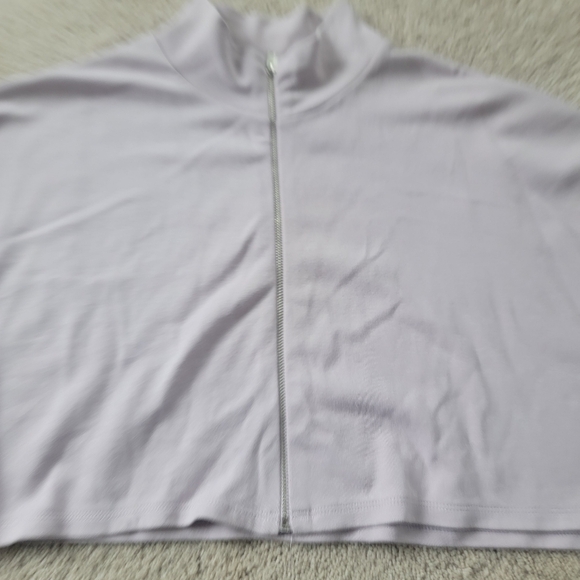 Zara Cropped Sweat Jacket L - Picture 3 of 4